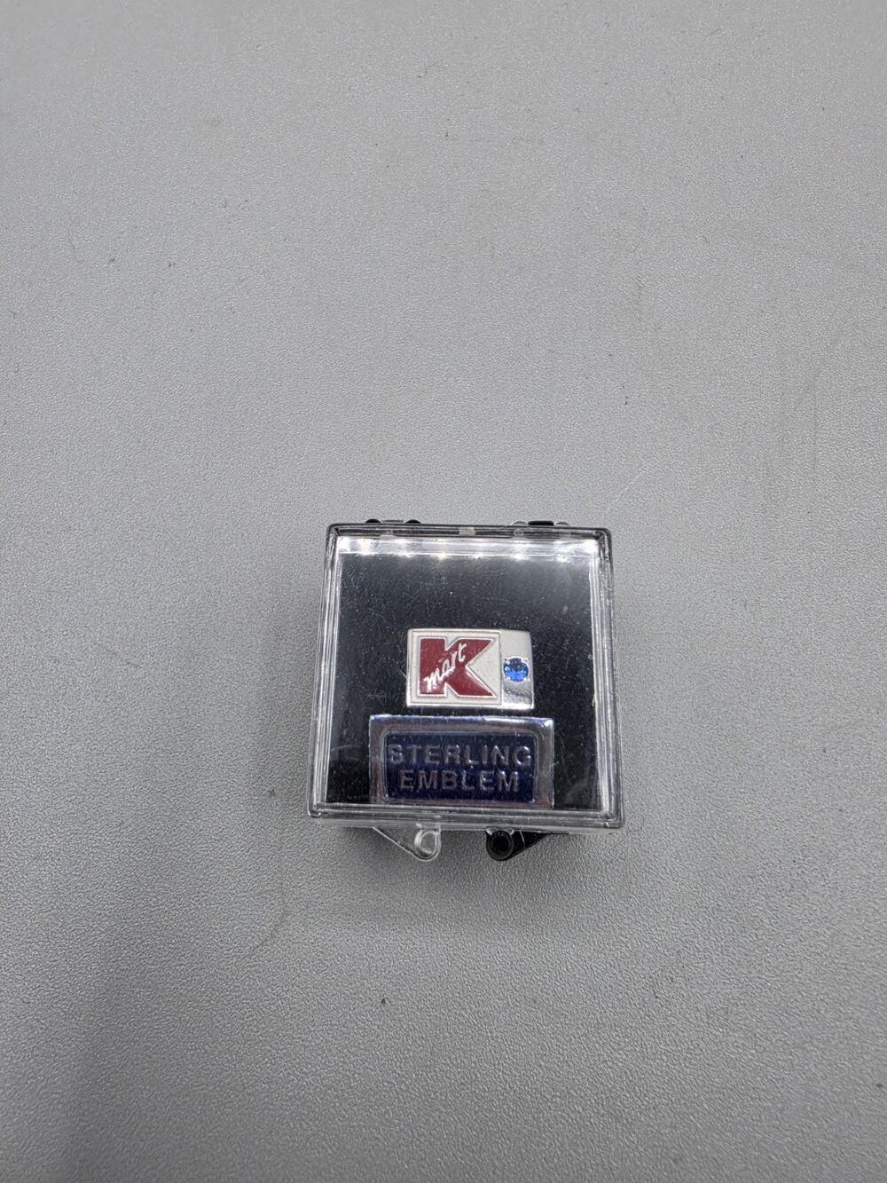 Vintage K-Mart Sterling Silver Lapel Pin 5 Year Employee Service Award Tie Tac